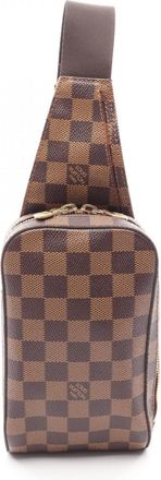 Louis Vuitton Brown Coated Canvas Fanny Pack Sling Bag (Pre-Owned)