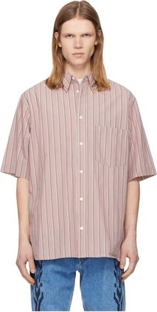Isabel Marant Overhemden, Heren, Roze, L, Katoen, Labilio Shirt