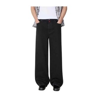 032c Heren, Jeans, Zwart, Maat: XL Katoen