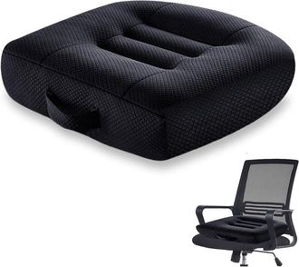 OEM Coj&iacute;n Para Asiento De Coche: Coj&iacute;n Ortop&eacute;dico Ergon&oacute;mico De 40 X 40 Cm, Coj&iacute;n Extragrande Para Silla De Oficina, Coche, Silla De Ruedas O Asiento Elev