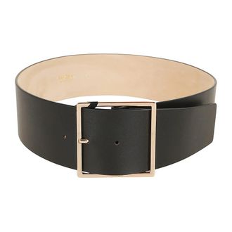 Max Mara Cintura Ginnico - Dames - Riemen - Zwart - L - Leer - Accessoires