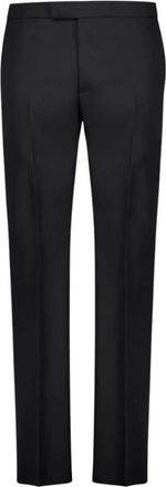 Alexander McQueen Suit Trousers, male, Black, L, Tailored Barathea Trousers