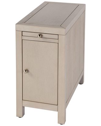 Butler Butler Specialty Company Nora 12In Wood 1 Door End Table With Pull-Out Tray