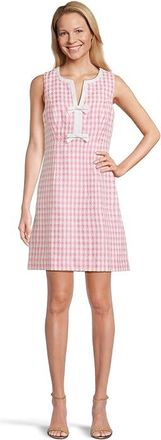 Lilly Pulitzer Aria Boucle Shift Womens Dress Rousseau Pink Charming Check Boucle : 12, Polyester