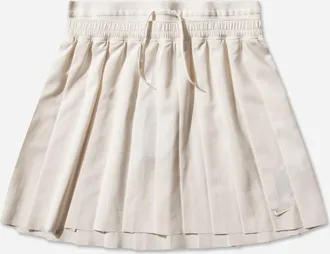 Nike Women s Mid-Rise Pleated Skirt Chalk