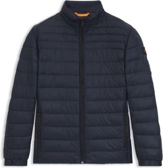 BOSS Water-repellent quilted field jacket with packable hood