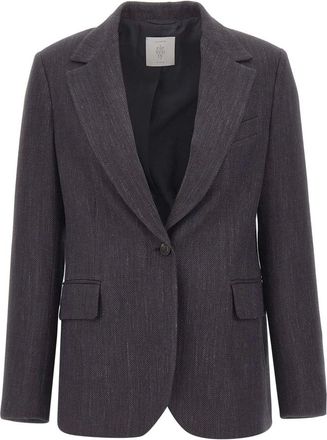 Eleventy Mujer, Chaquetas, P&uacute;rpura, Talla: XL