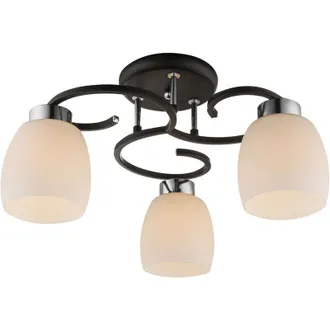 Globo Lighting Plaf&oacute;n - Pessoa Iv - Negro - Metal - &Oslash; 48cm - E27 - - Globo
