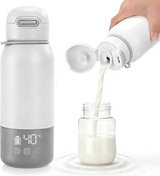 OEM Calentador De Biberones Port&aacute;til De 450 Ml, 100 W De Potencia R&aacute;pida Y Control Preciso De Temperatura, Para Leche Materna Y De F&oacute;rmula, Recargable Por