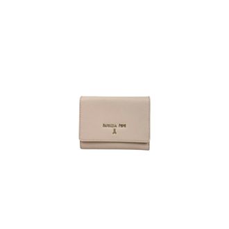 Patrizia Pepe Patrizia Pepe, Wallets & Cardholders, female, Beige, Size: ONE SIZE Lettering Portafoglio Medio Pelle Martellato