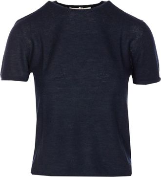 Lisa Yang T-Shirts, female, Blue, Size: XS Crew Neck Short Sleeve T-Shirt