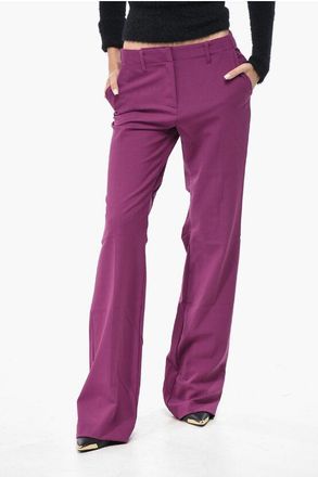 Off-white SEASONAL Straight-Fit Trousers with Belt Loops size 38