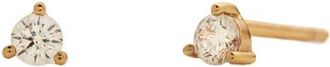 Made by Mary Luxe Cubic Zirconia Stud Earrings in Gold Vermeil at Nordstrom