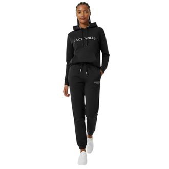 Jack Wills Bayton joggingbroek met relaxte pasvorm voor dames (Zwart)