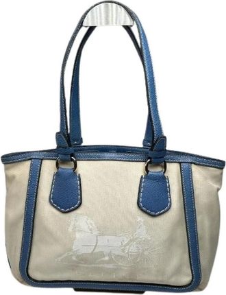 Celine Pre-owned Tote Bags, female, Beige, Size: ONE SIZE Pre-owned Leather Tote Bag - Vintage