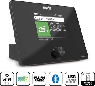 Imperial Radio Hibrida Compacta Con Bluetooth Dab Fm E Internet 210943691 210943691