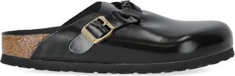 Birkenstock Boston geflochtener schwarzer Clog