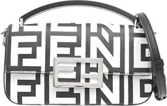 Fendi Pre-owned Cross Body Bags, female, White, Size: ONE SIZE Pre-owned Leather fendi-bags