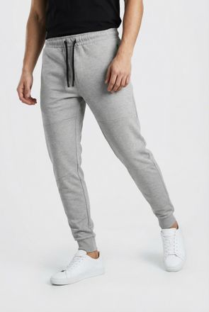 Jack & Jones Sweathose JACK & JONES JPSTGORDON BASE SWEAT PANTS SN, Herren, Gr. XXL, N-Gr, light grau melange, Web, Obermaterial: 75% Polyester, 21% Baumwolle, 4% 
