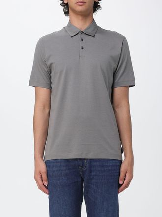 Zanone Polo in cotone e seta