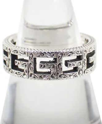 Gucci Sterling Silver 925 Band Ring (Pre-Owned)