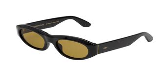 Retro Superfuture CINEMA VINTAGE BROWN QRV Mens Sunglasses Black Size 55