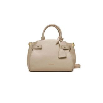 Coccinelle Kliche Handbag Grained Leather - female - Coccinelle - Handbags - Beige - ONE SIZE - Bags
