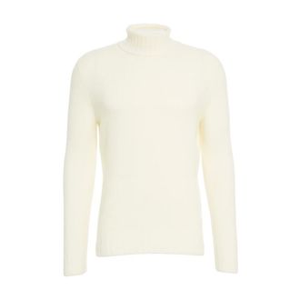 Gender Turtlenecks, male, Beige, Size: 2XL Beige Turtleneck Sweater Aw25