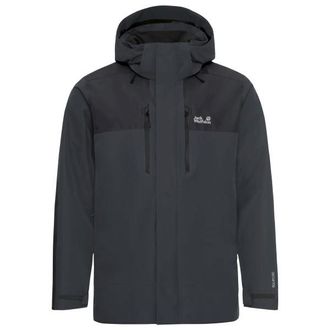 Jack Wolfskin Jasper Pro 2L Jacket Regenjacke f&uuml;r Herren | grau