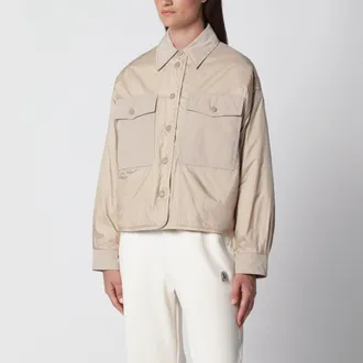 Max Mara Giacca corta reversibile color mandorla