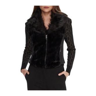 Guess Dames, Jassen, Bruin, Maat: XS Poliester