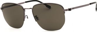 HUGO BOSS BOSS 1538/F/SK 0V81 IR Dark Ruthenium Silver/Dark Grey