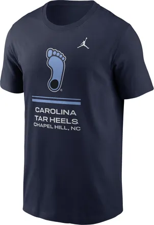 Nike Jordan Mens North Carolina Sideline Jordan Brand Dri-FIT College T-Shirt in Blue | 0JET41SNCN-ZK0