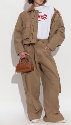 Dsquared2 Wide-leg Pants, Womens, Brown