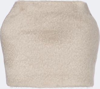 Magda Butrym Minigonna in misto mohair e lana