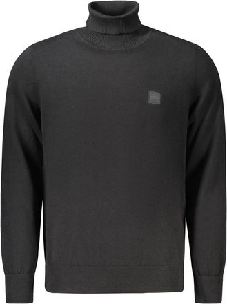 HUGO BOSS Black Wool Mens Mens Sweater