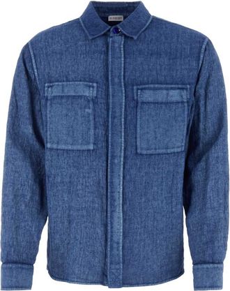 Burberry Indigo Blue Regular Fit Shirt