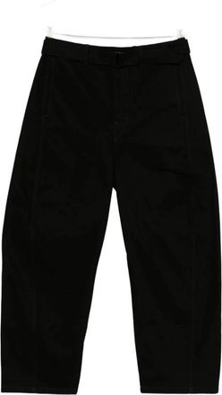Christophe Lemaire Zwarte Broek Pa 326 - Heren - Wijde Broeken - Zwart - M - Broeken