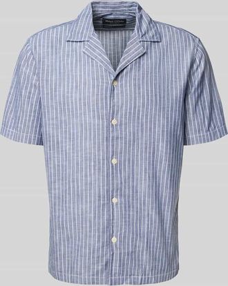 Marc O'Polo Regular Fit Freizeithemd aus reiner Baumwolle in Jeansblau, Größe XXXL