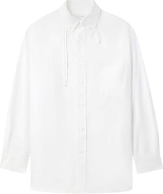Yohji Yamamoto Camicia con dettaglio - Bianco