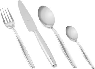 Mepra Sassonia Flatware Set - 24 Pieces in Silver at Nordstrom