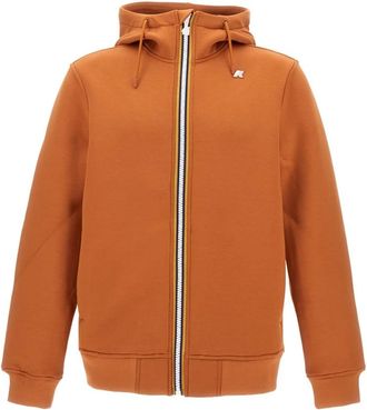 K-Way Zip-through Jacket - Heren - Vesten met rits - Oranje - S - Hoodies & sweatvesten