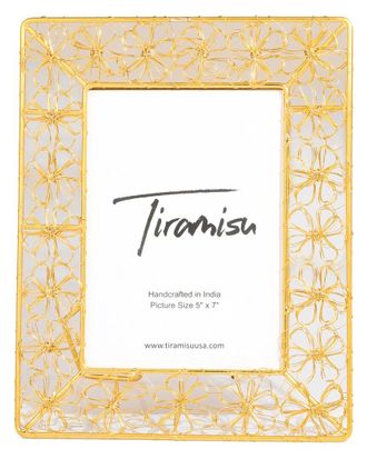 Tiramisu Golden Blossom Picture Frame