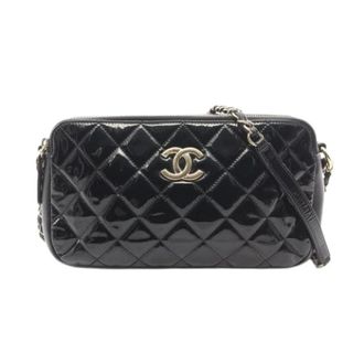 Chanel unisex, Pre-owned, Zwart, Maat: ONE Size Leer