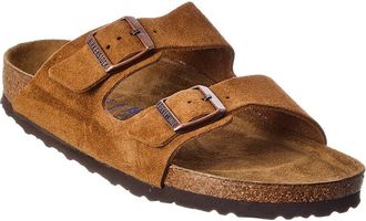 Birkenstock Womens Narrow Arizona Suede Sandal