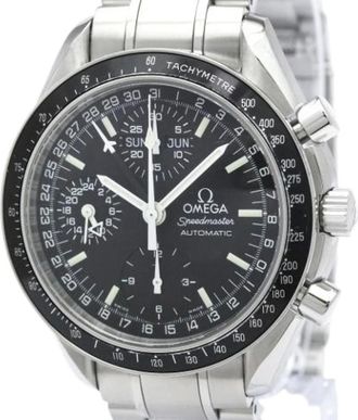 Omega Pre-owned Speedmaster 3520.50 Polshorloge - Heren - Pre-owned - Zwart - Maat: ONE Size