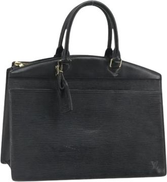 Louis Vuitton Pre-owned Leren Handtas - Dames - Vintage Handtas - Zwart - ONE Size - Leer - Vintage