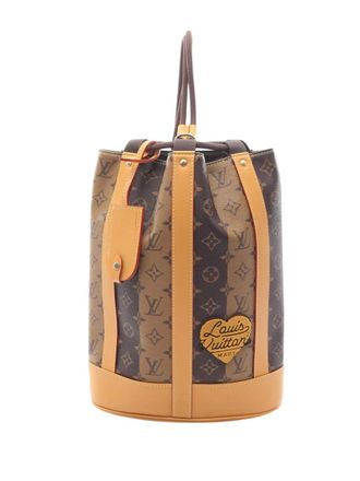 Louis Vuitton 2021-2025 x Nigo Monogram Reverse Randonnee backpack - unisex - Fabric - One Size - Brown
