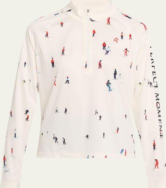 Perfect Moment Quarter-Zip Ski Base Layer