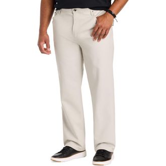 Perry Ellis Big & Tall 5-Pocket Stretch Chino Pants in Moonstruck at Nordstrom, Size 44 X 30